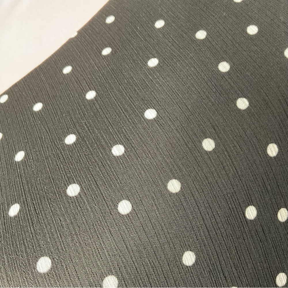 Tahari polka dot tiered dress. - Picture 5 of 10